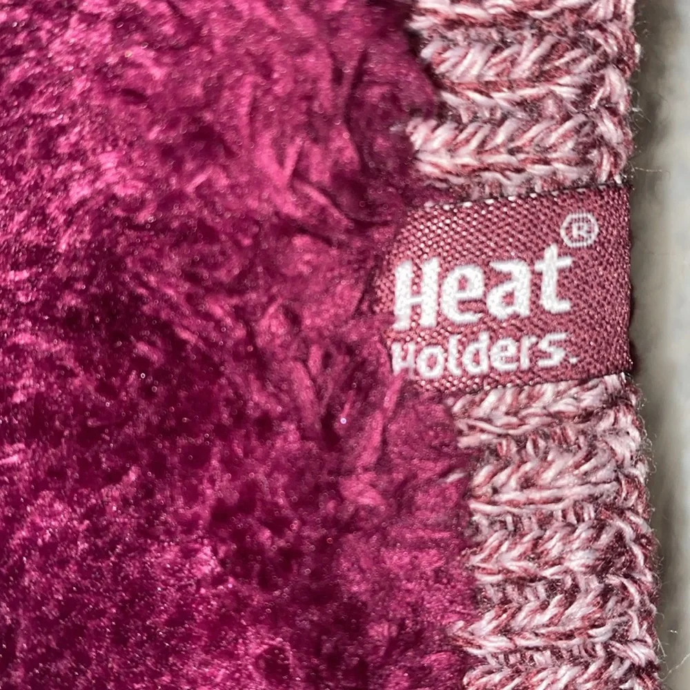 Heat Holders Burgundy Unisex Knit Beanie Size OS
